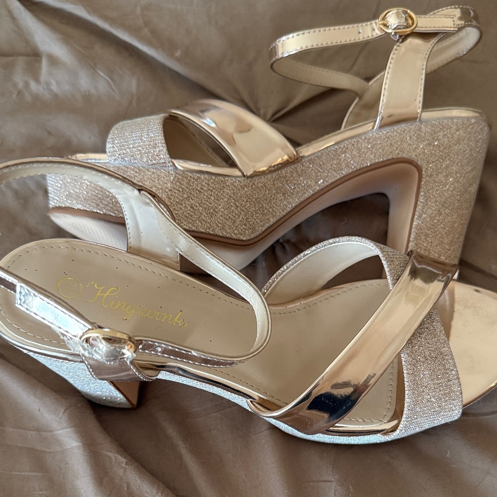 Sequin High Heels